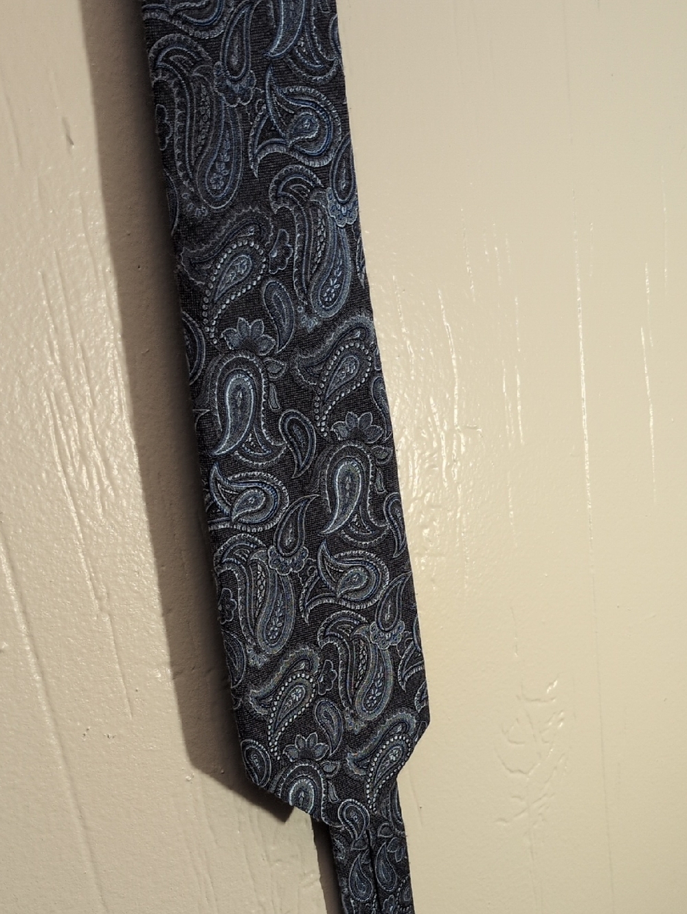 Pronto Uomo Dark Blue Paisley Neck Tie